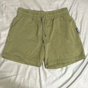Olive Green Bearbottom Shorts